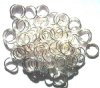 20, 10mm Silver Plated Closed Jump Rings